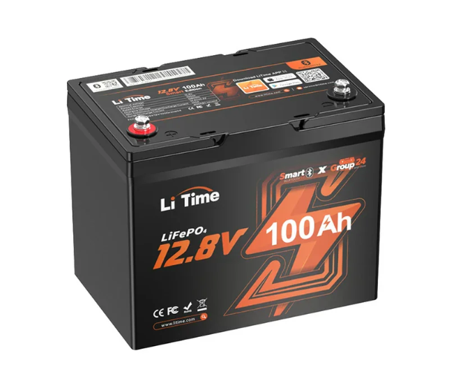 Lithium Battery 100Ah - 12V 100AH GROUP24 リチウムバッテリー Bluetooth搭載 RV