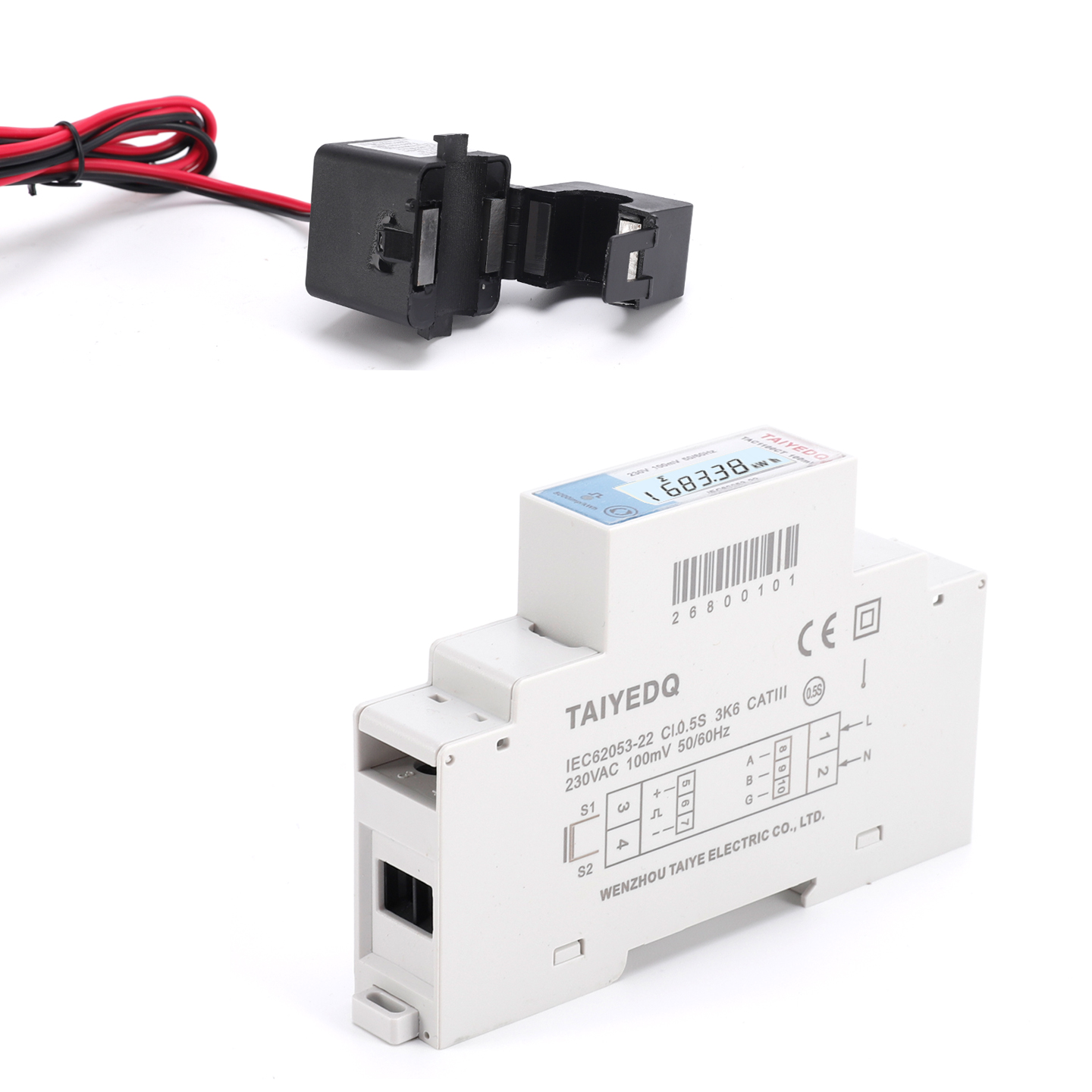 230VAC DINレール単相双方向電力消費量計 RS485 - Energy Meter Bidirectional のレビューと価格