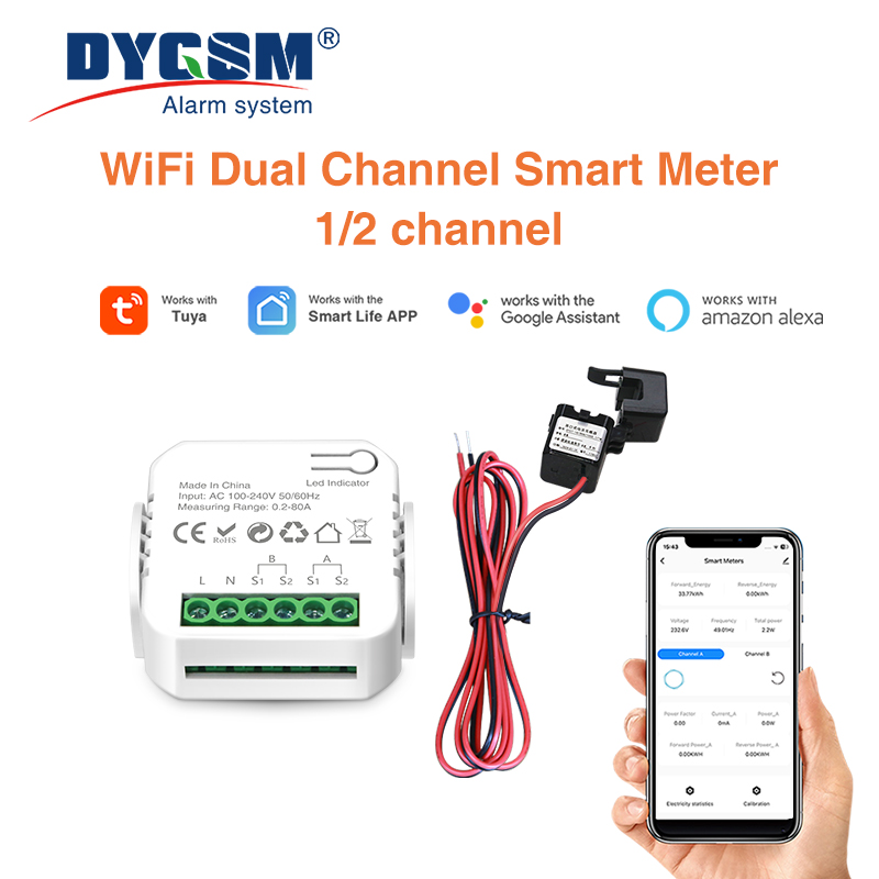 Tuya スマート Wifi インテリジェントエネルギーメー - Energy Meter Bidirectional のレビューと価格