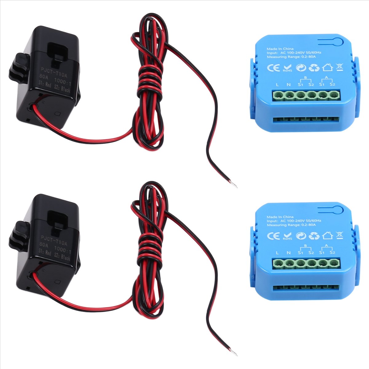 OK 2個入り Tuya スマートライフ エネルギーメーター - Energy Meter Bidirectional のレビューと価格