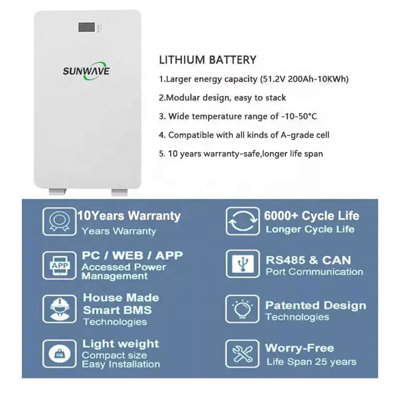 カスタマイズされた100Ah 200Ah 10KW 15KW - Lithium Battery 100Ah のレビューと価格