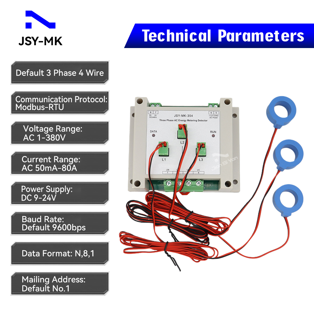 JSY-MK-354 3P4W 80A AC 双方向エネルギ - Energy Meter Bidirectional のレビューと価格