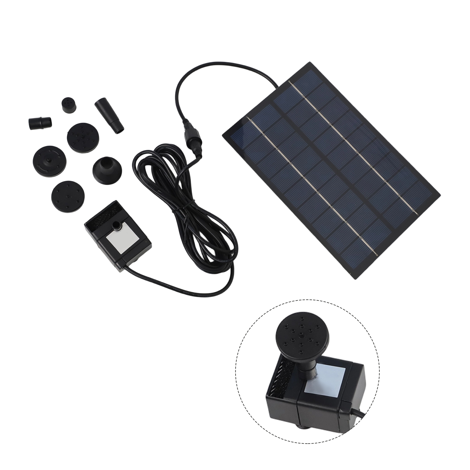 ソーラー直動式ウォーターポンプ2.8W、庭園の水景や池用、調 - Renewable Energy Directive のレビューと価格