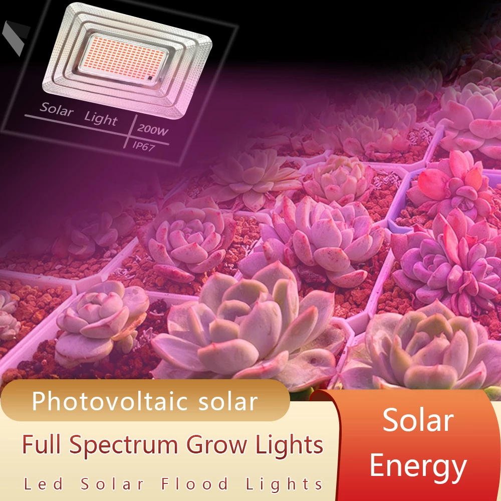 ソーラー式LED植物育成ライト、リモコン付き、調光可能、フル - Renewable Energy Project のレビューと価格