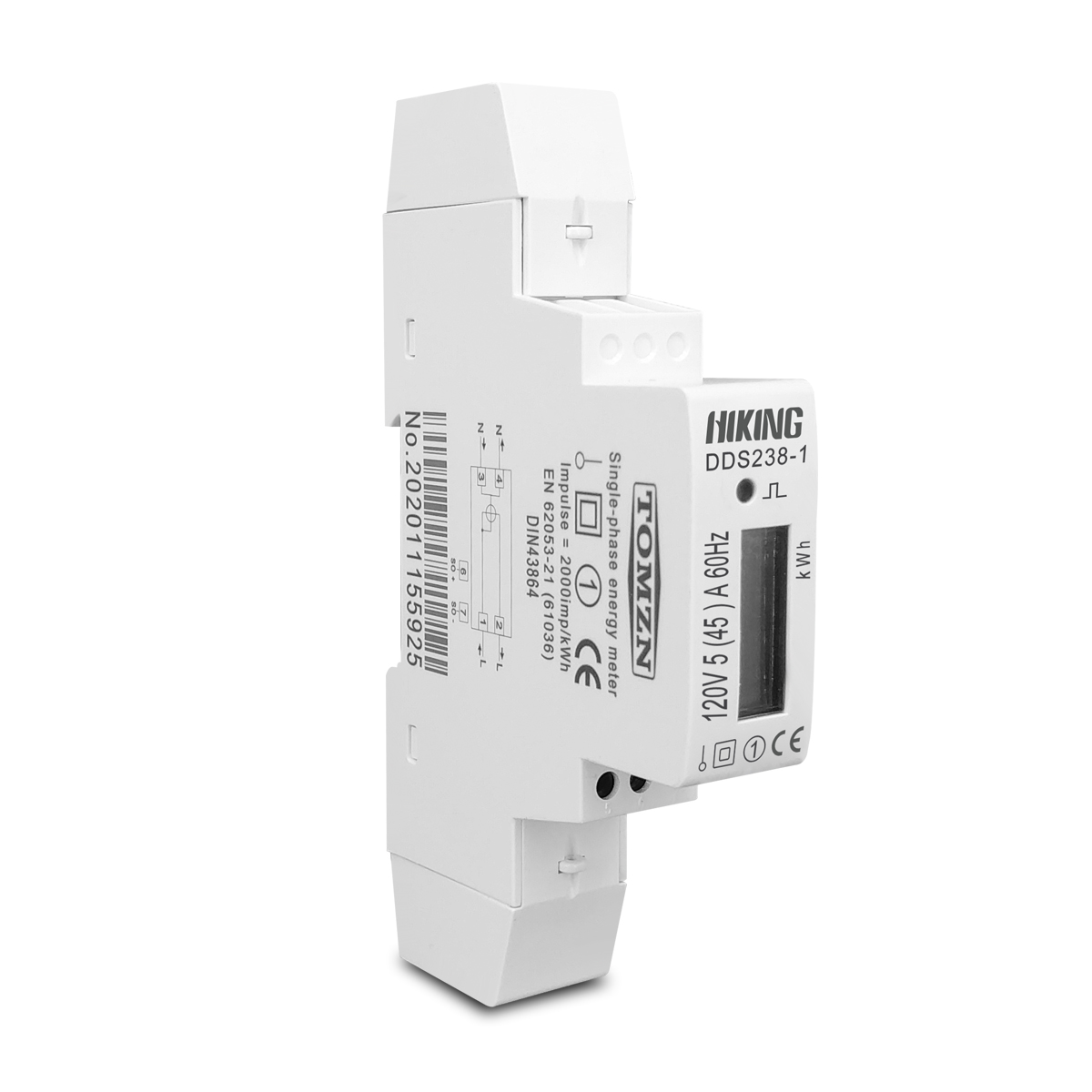 TOMZN 5(45)A 45A 220V 230V 50H - Energy Meter Bidirectional のレビューと価格