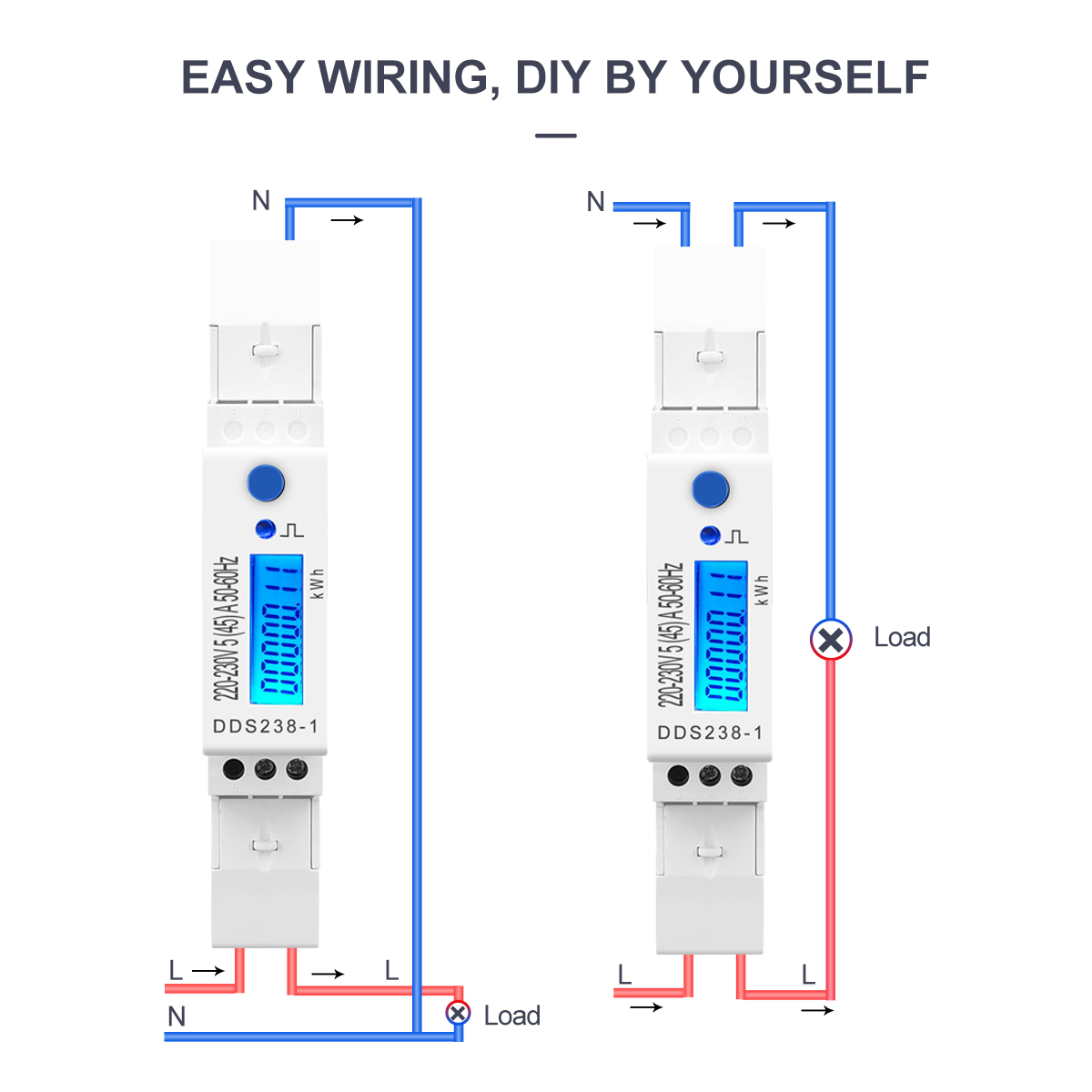 TOMZN 5(45)A 45A 220V 230V 50H - Energy Meter Bidirectional のレビューと価格