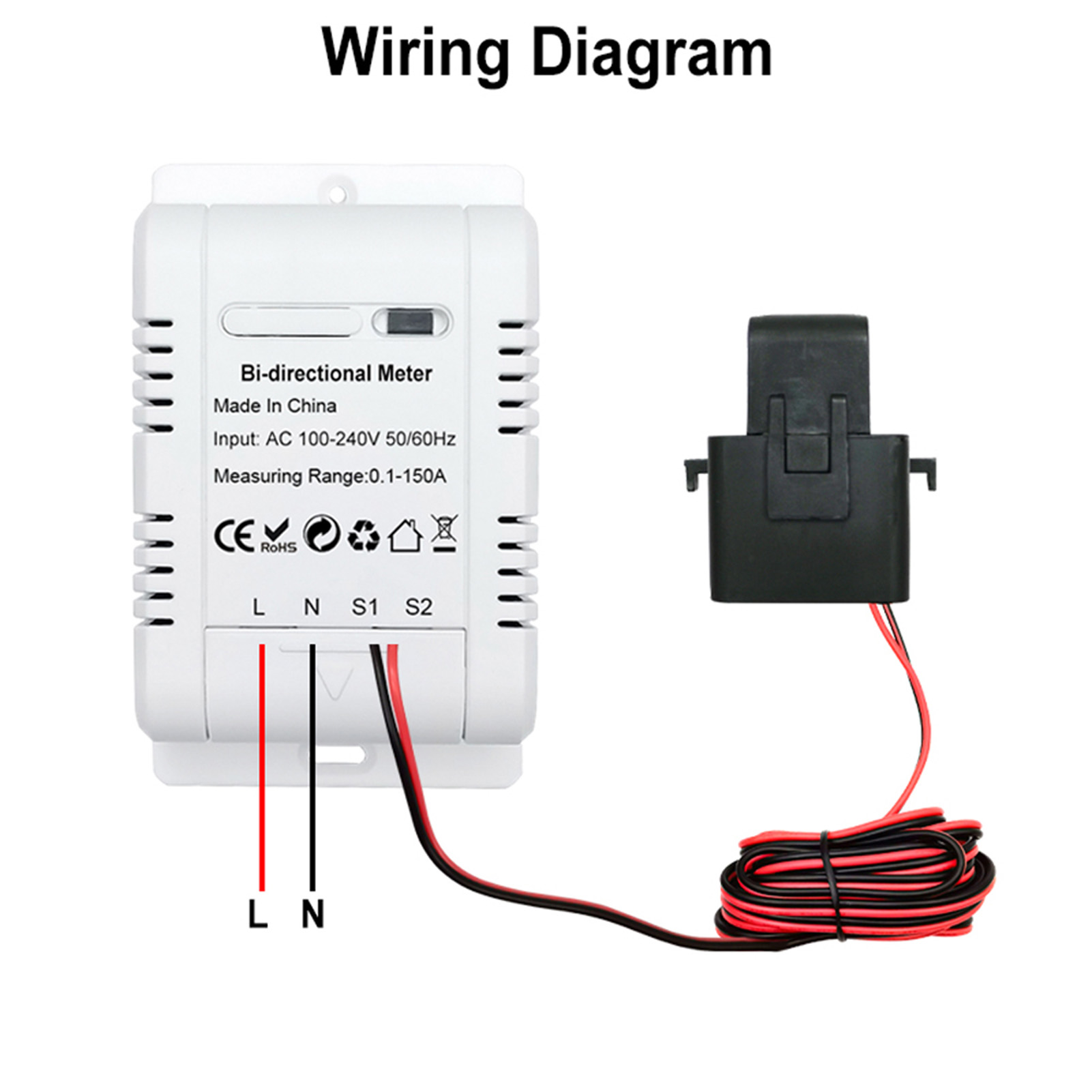 Tuya ZigBee インテリジェント双方向単相電力メータ - Energy Meter Bidirectional のレビューと価格