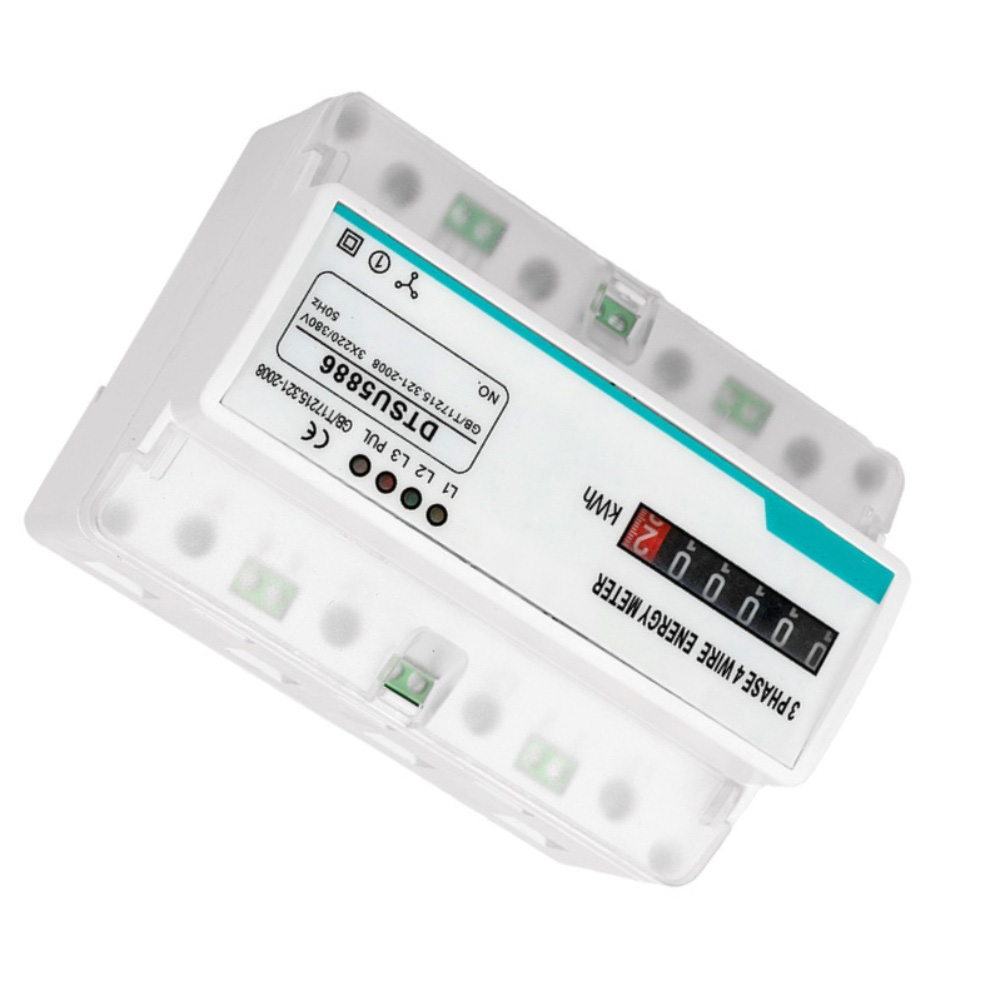 三相4線式100Aレールマウント型電力量計220/380V、 - Energy Meter Bidirectional のレビューと価格