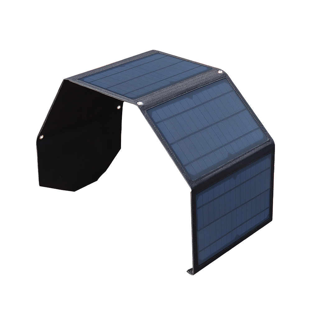 ポータブルソーラー電話充電器,折りたたみ式パネル,USBおよ - Folding Solar Panel のレビューと価格