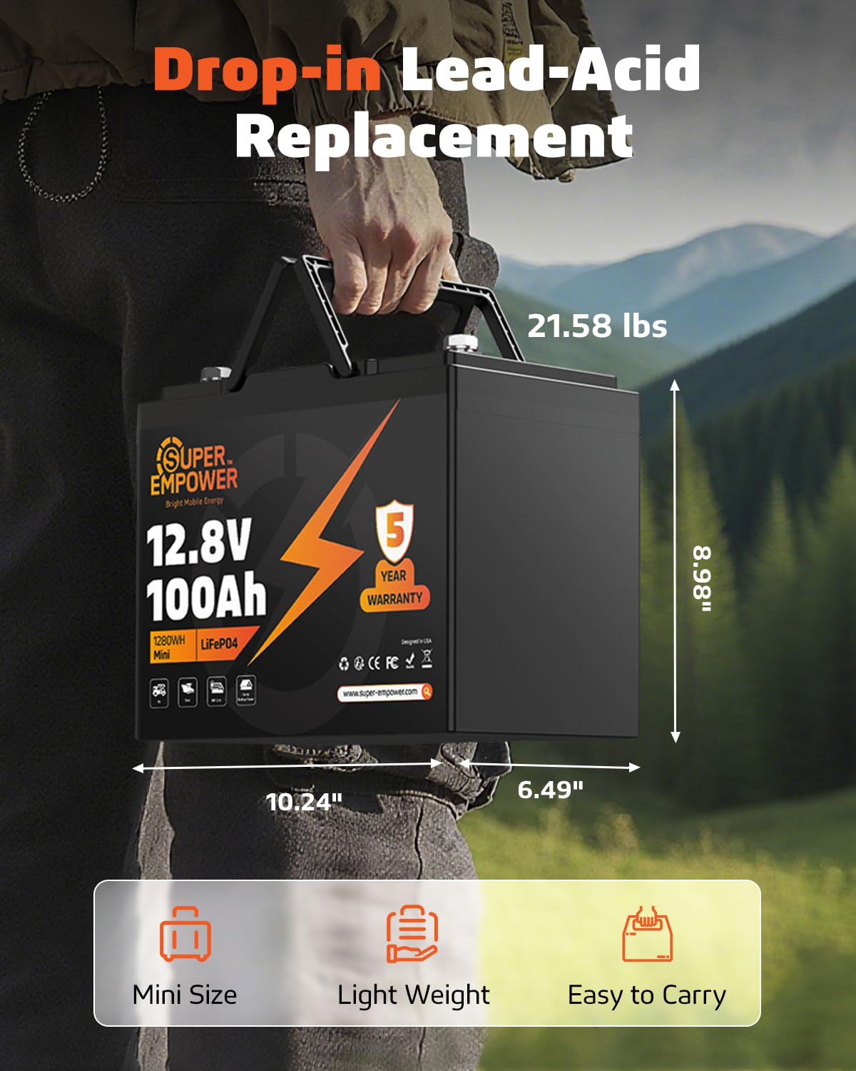 12V 100Ah LiFePO4リチウムバッテリー - B - Lithium Battery 100Ah のレビューと価格