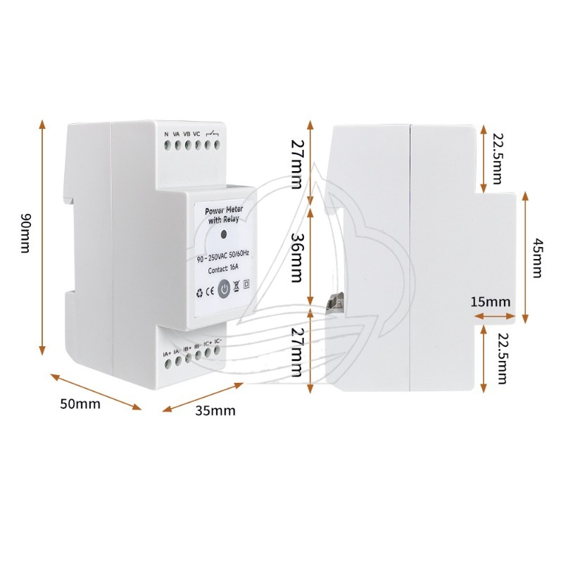 3P4W WiFi エネルギーメーター リレー付き双方向太陽 - Energy Meter Bidirectional のレビューと価格