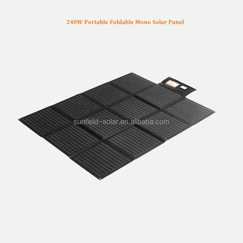 ポータブルソーラーパネル充電器 キャンプ用ソーラーブランケッ - Folding Solar Panel のレビューと価格