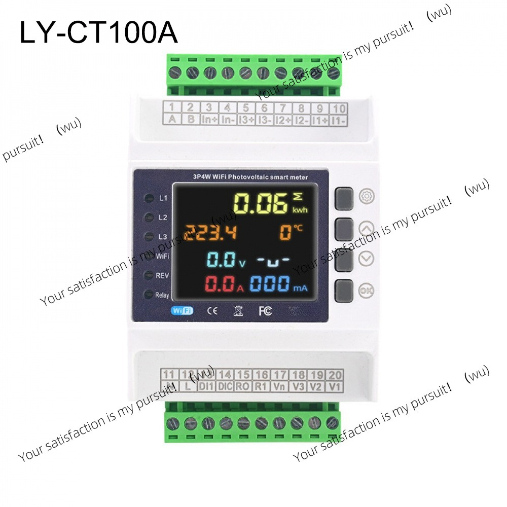 3相電力計 100/200/1000A Tuya WiFiス - Energy Meter Bidirectional のレビューと価格
