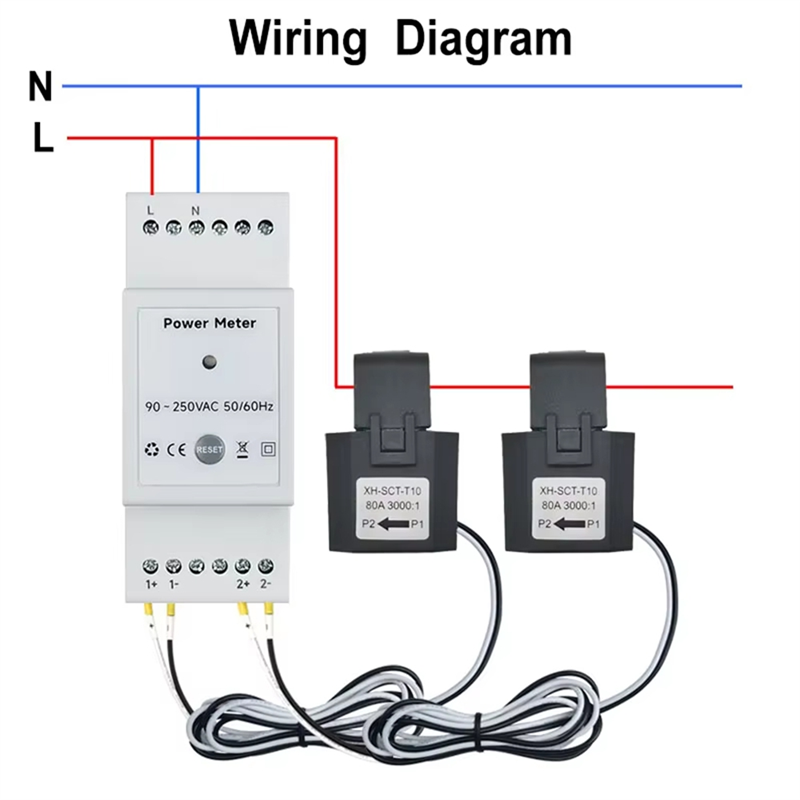 ABRN-Tuya スマート Wifi エネルギーメーター双 - Energy Meter Bidirectional のレビューと価格