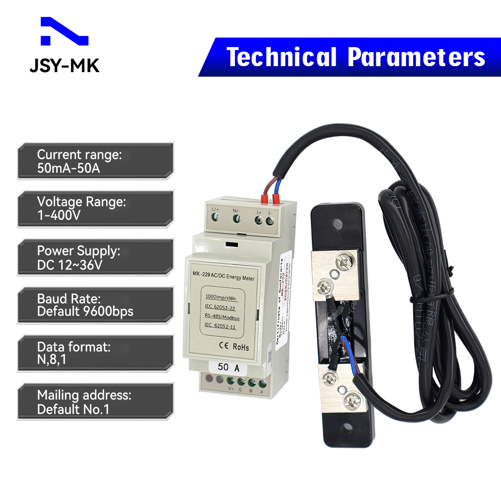 JSY-MK-229 シングルチャンネル 50A 双方向 R - Energy Meter Bidirectional のレビューと価格